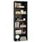 Costway 70" Tall 6-Tier Bookcase with 6 Open Shelves Anti-Toppling Kits for Living Room Brown/Black